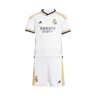 Kids Real Madrid Home Kit 2023-2024 Kit 