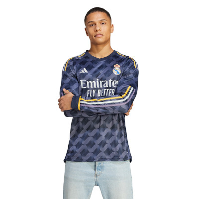 Camiseta Manga Larga Real Madrid CF Segunda Equipación 2023-2024