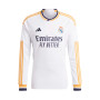Long Sleeve Real Madrid Home Jersey 2023-2024
