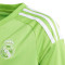 Conjunto Real Madrid CF Primera Equipación Portero 2023-2024 Niño Semi Sol Green