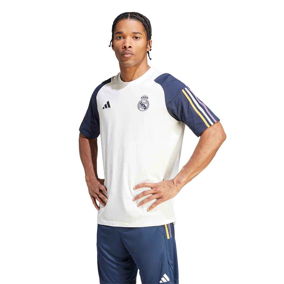 Real Madrid adidas Youth Practice Training Jersey - White