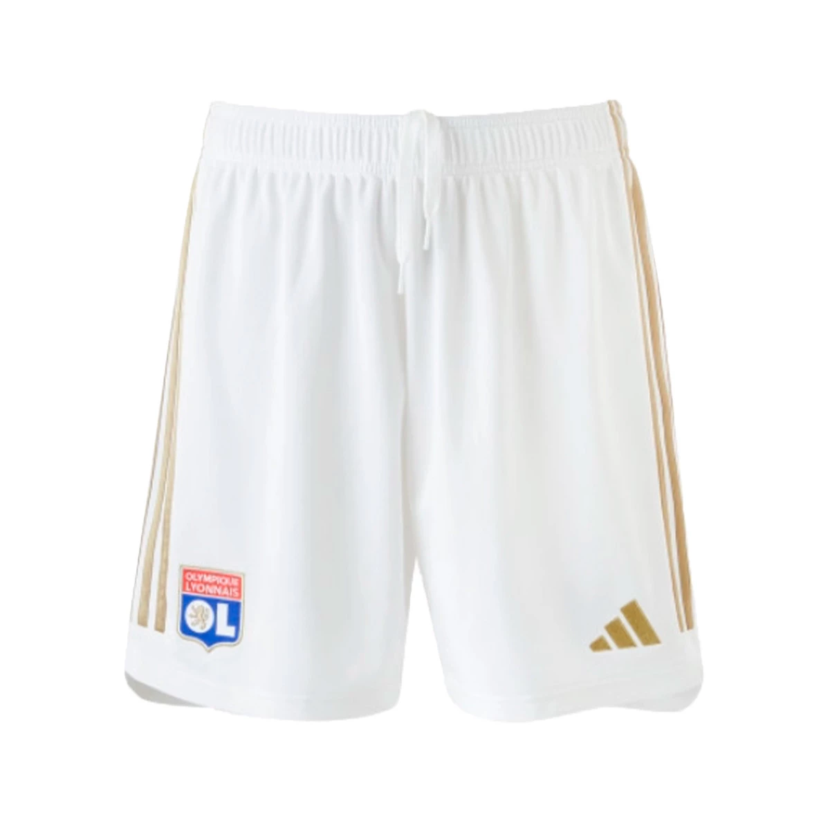 Shorts adidas Olympique Lyon Home Kit Shorts 2023 2024 White Futbol Emotion