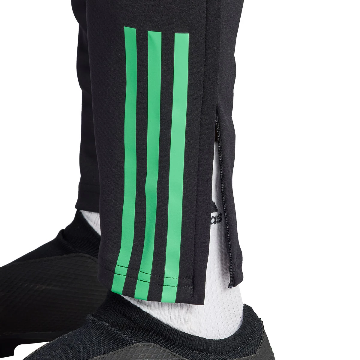 Black and green adidas pants cheap