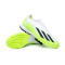 Bota X Crazyfast.3 LL Turf Ftwr white-Core black-Lucid lemon