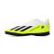 Bota X Crazyfast.4 Turf Niño Ftwr White-Core Black-Lucid Lemon