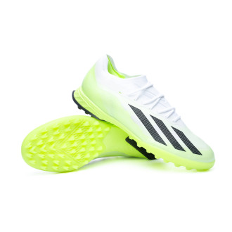 X Crazyfast.1 Turf Ftwr blanc-Core noir-Lucid lemon