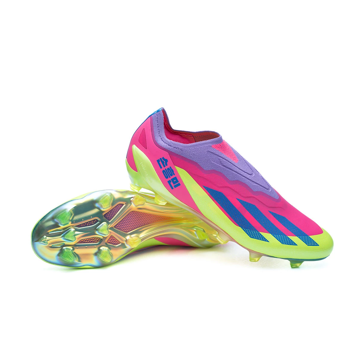 FuBballschuh adidas X Crazyfast HMS.1 LL FG Llucid Lemon Bright Royal Lucid Pink Futbol Emotion