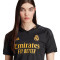 Camiseta Real Madrid CF Tercera Equipación 2023-2024 Mujer Black