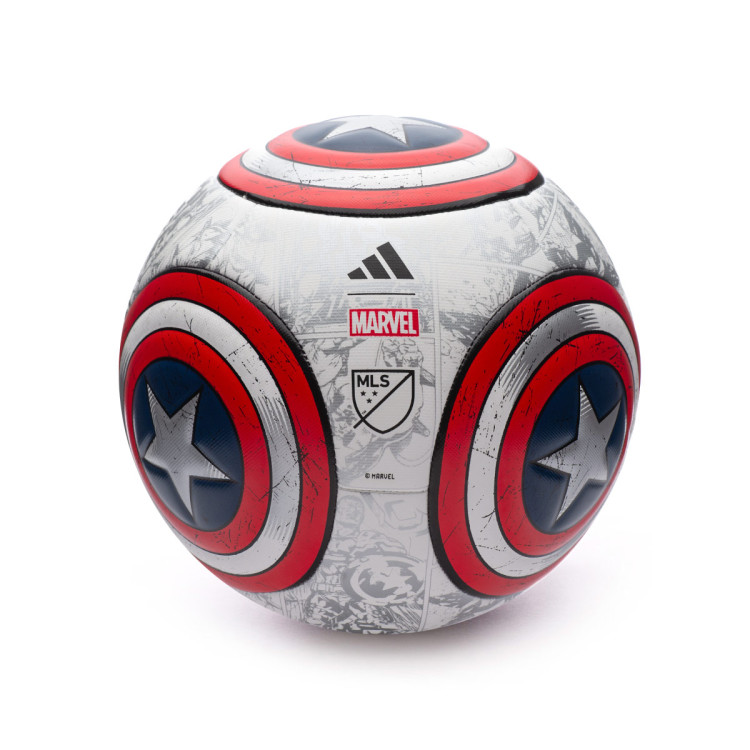 Ball adidas Major Soccer League MLS 20232024 WhiteSilver MetRay Red