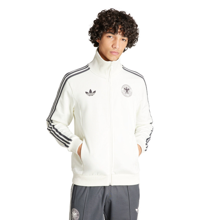 Jacke adidas Deutschland x Originals Fanswear 2023 2024 Off WeiB Futbol Emotion