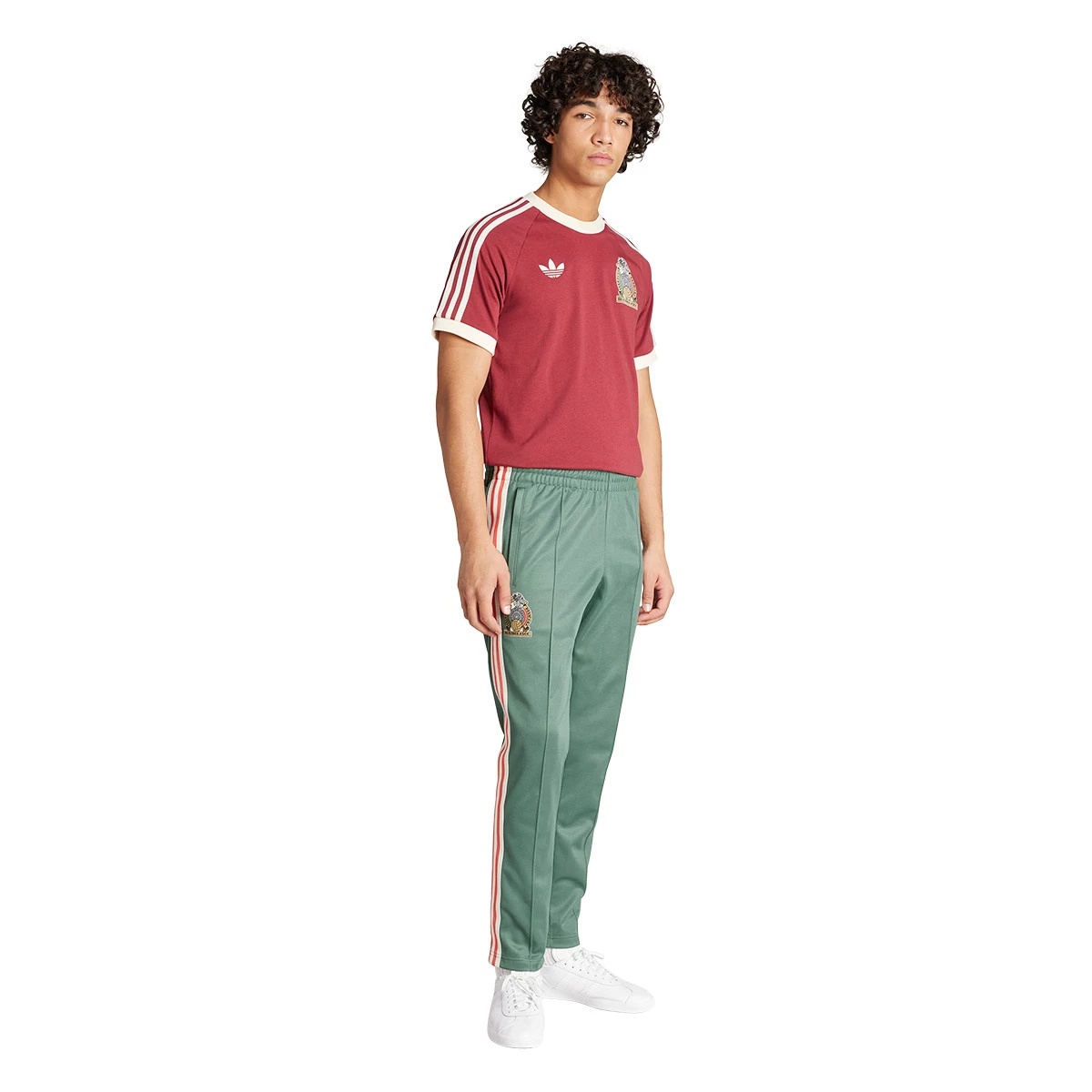 Burgundy adidas Originals Mens SST Track Top - Get The Label