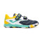 Zapatilla Cancha Cinta Adhesiva Niño Marino-Turquesa