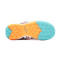 Bota Evolution Turf Cinta Adhesiva Niño Blanco-Naranja