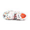 Bota Evolution Turf Cinta Adhesiva Niño Blanco-Naranja