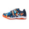 Zapatilla Propulsion Cinta Adhesiva Niño Marino-Naranja