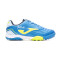 Bota Top Flex Turf Niño Royal