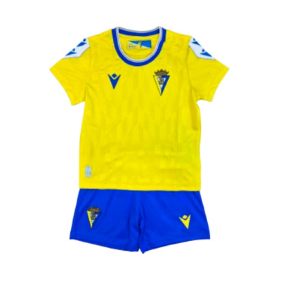 Conjunto Cadiz CF Primeiro Equipamento 2023-2024 Bebé