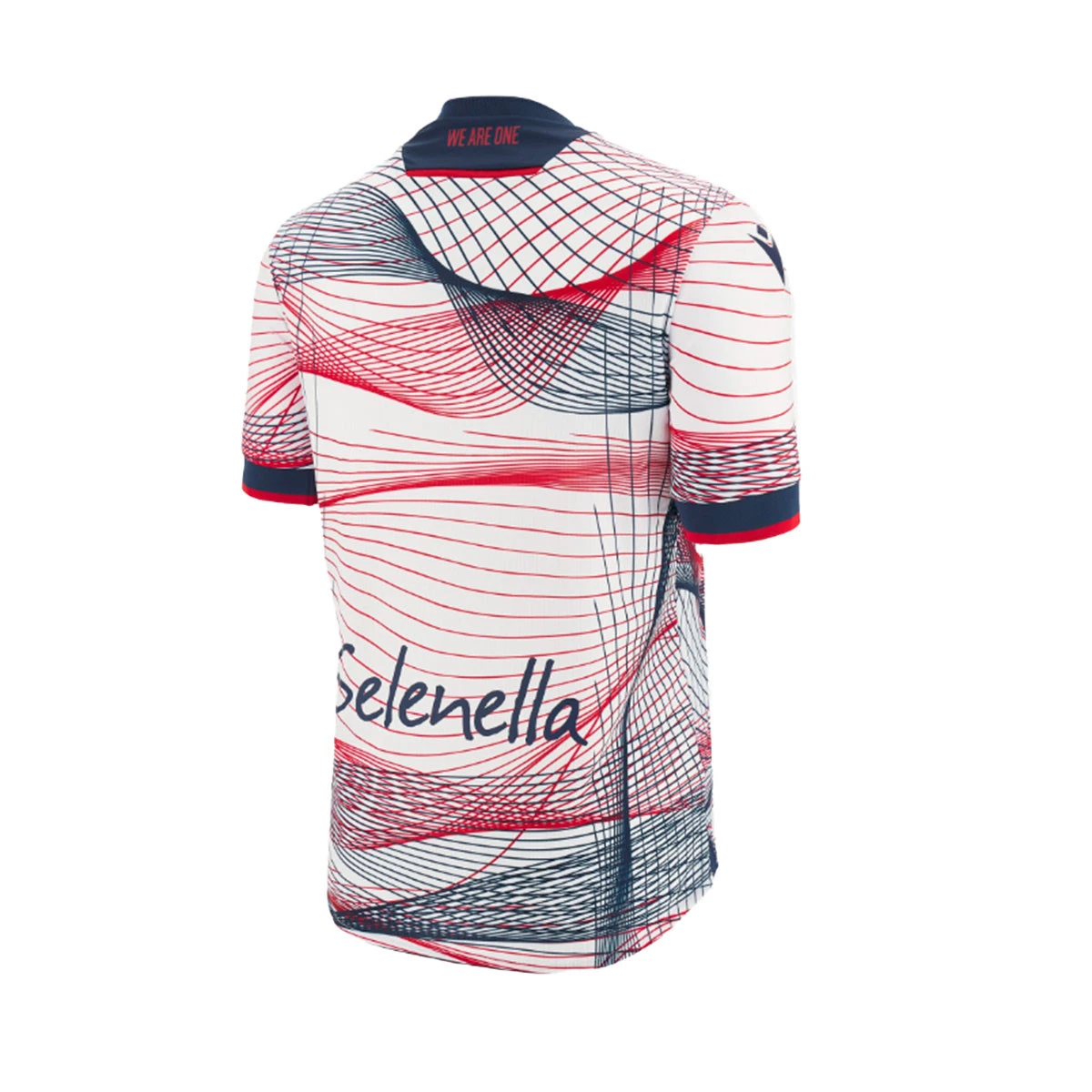 Jersey Macron Bolonia FC 1909 Third Jersey 2023 2024 White Red Futbol Emotion