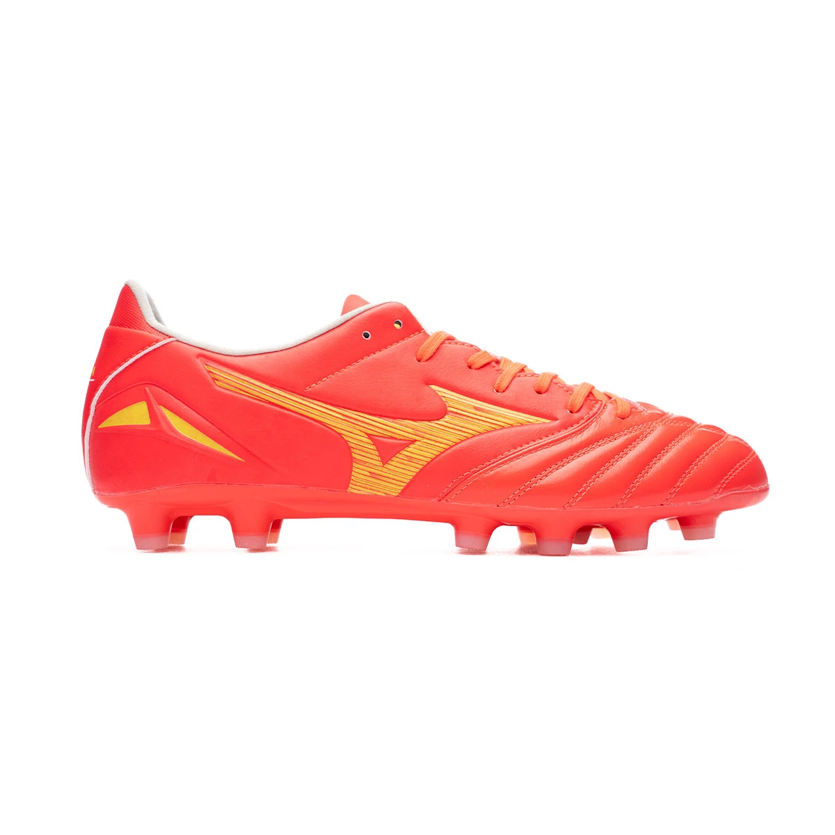 Football Boots Mizuno Morelia Neo IV Pro FG Fiery Coral Bolt