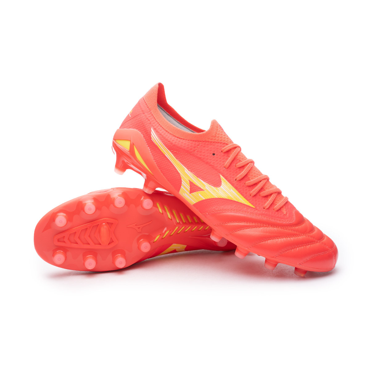 Zapatos De Fútbol Mizuno Uruguay - Morelia Neo III Beta EL Mujer Rojas