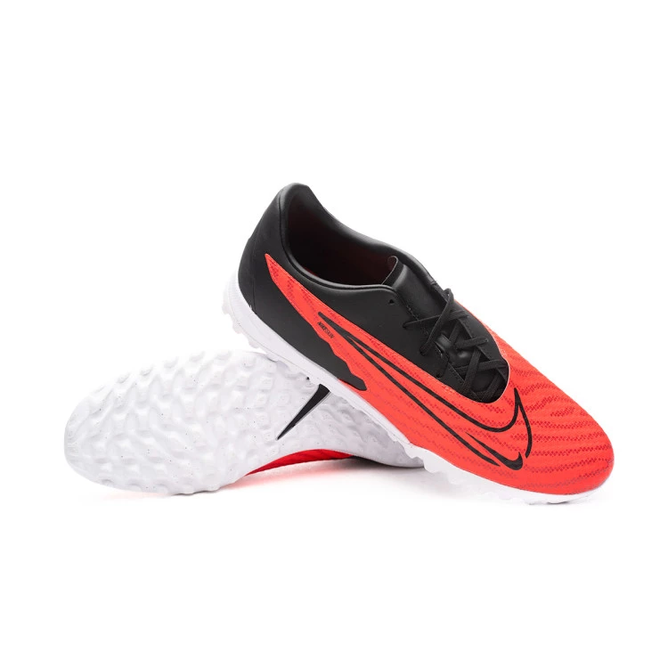 Chaussure de football Nike Phantom GX Academy Turf Brt Crimson Noir Blanc Univ Rouge Futbol Emotion
