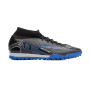 Zoom Mercurial Superfly 9 Academy Turf-Zwart-Chrome-Hyper Royal