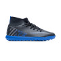 Jr Mercurial Superfly 9 Club Turf Bambino Black-Chrome-Hyper Royal