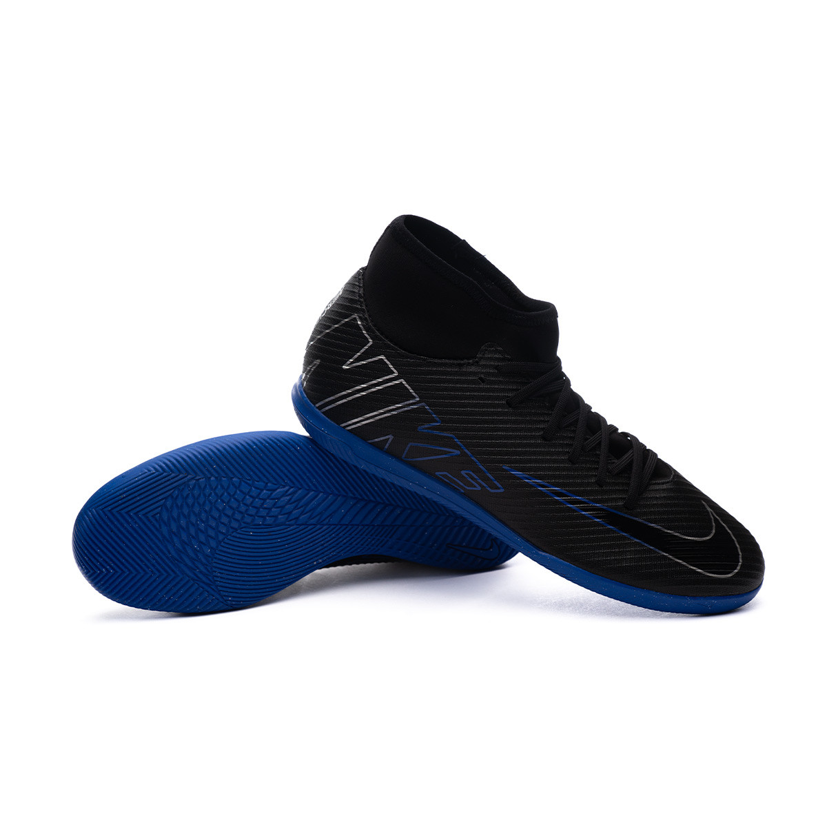 Scarpe Nike Mercurial Superfly 9 Club IC Black Chrome Hyper Royal