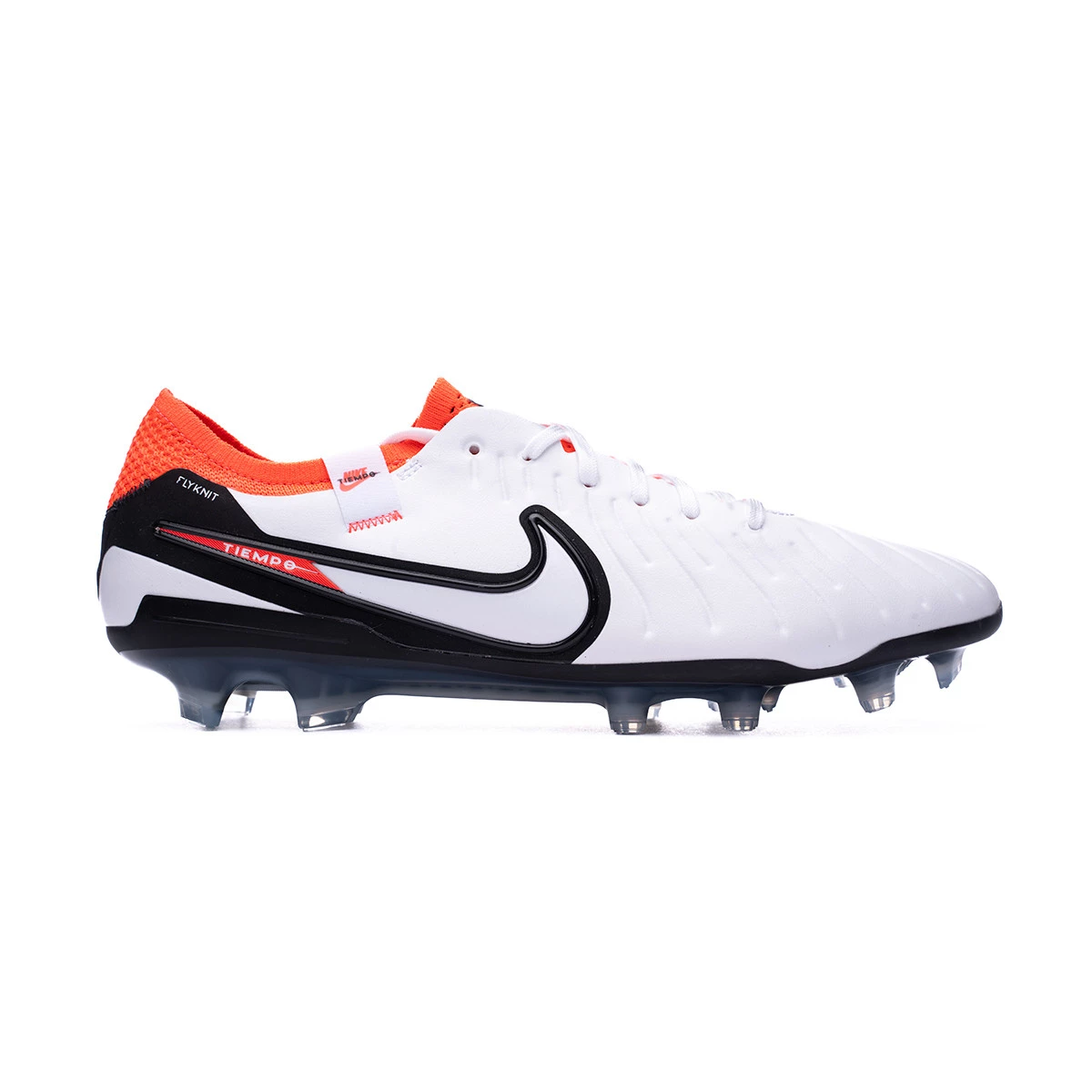 Bota de futbol Nike Tiempo Legend 10 Elite FG White Black Brt Crimson Futbol Emotion