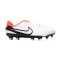 Bota Tiempo Legend 10 Academy FG/MG Niño White-Black-Brt Crimson