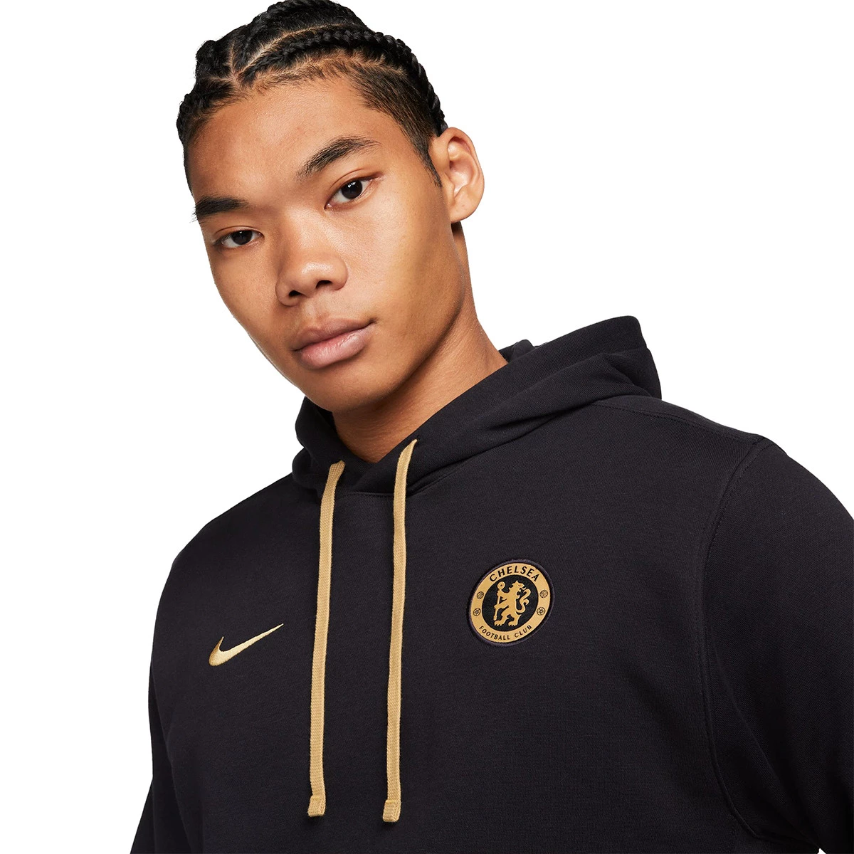 Sweatshirt Nike Chelsea FC Fanswear 2023 2024 Pitch Blue Club Gold Futbol Emotion