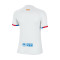 Camiseta FC Barcelona Segunda Equipación 2023-2024 Niño White-Royal Blue-University Red