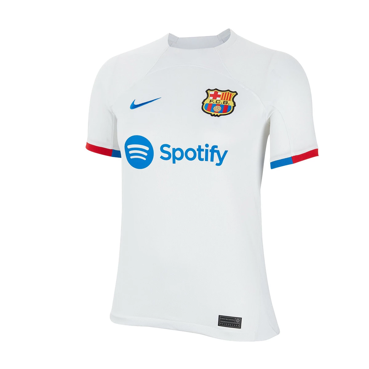 Camiseta Nike FC Barcelona Segunda Equipación 2023-2024 Niño White