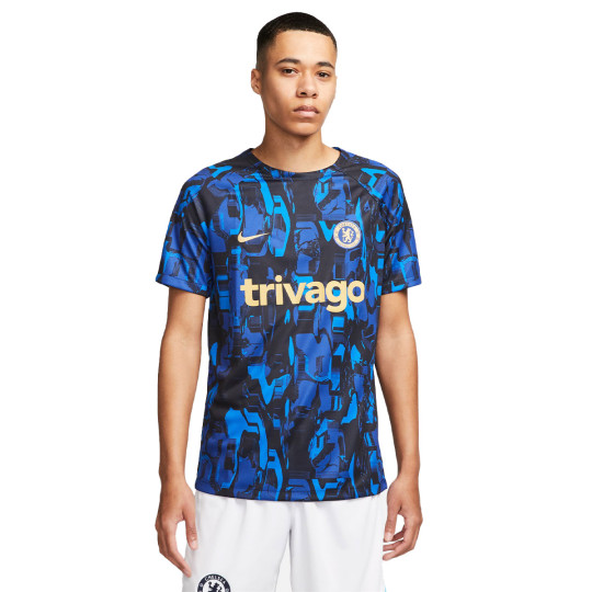 T-Shirt Nike Chelsea FC Pre-Match 2023-2024 Pitch Blue-Pitch Blue