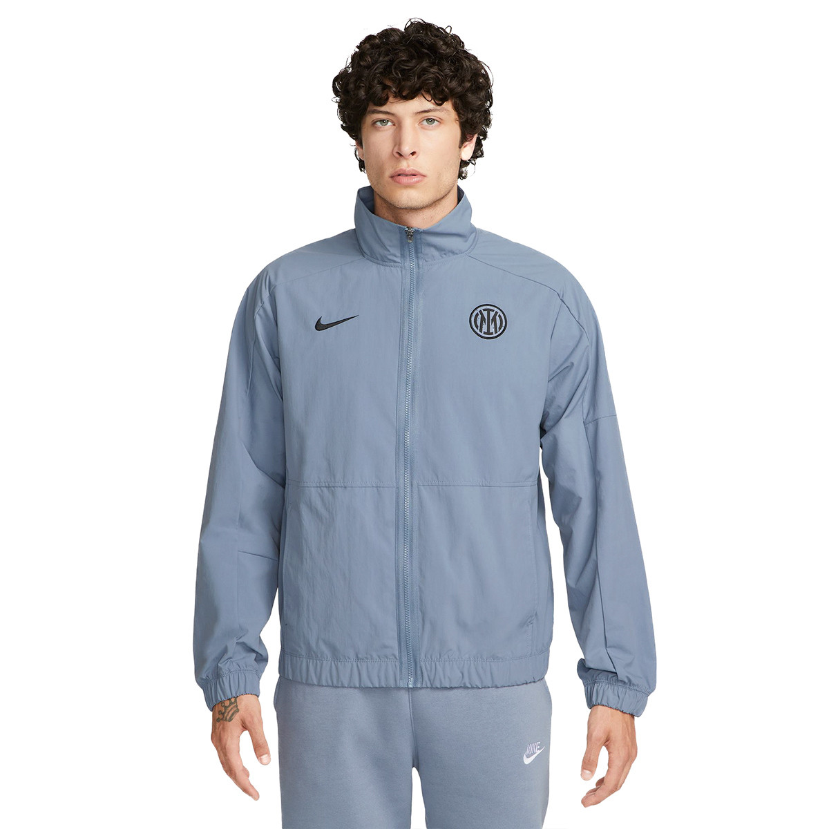 Chaqueta Nike Inter Milan Fanswear 2023-2024 Ashen Slate-Black - Fútbol ...