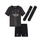 Conjunto Paris Saint-Germain x Jordan Tercera Equipación 2023-2024 Niño Anthracite-Black-Stone