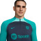 Sudadera FC Barcelona Training 2023-2024 Thunder Blue-Light Aqua-Energy