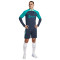 Sudadera FC Barcelona Training 2023-2024 Thunder Blue-Light Aqua-Energy