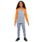 Chándal Inter Milan Training 2023-2024 Niño Ashen Slate-Safety orange-White