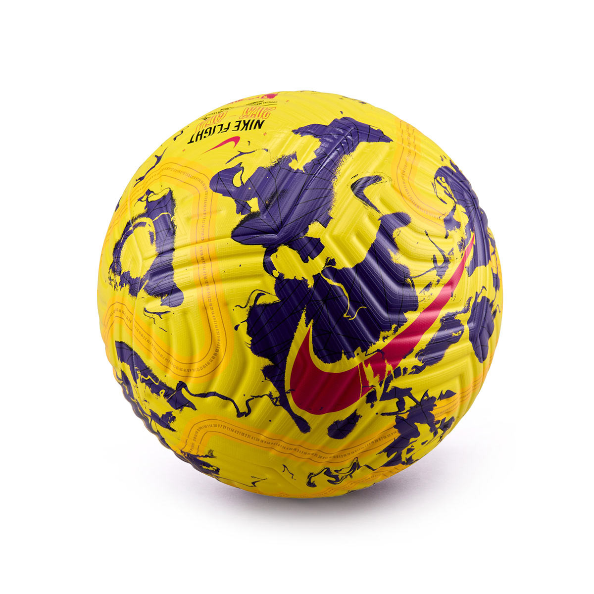 Bola de Futebol Nike Oficial Premier League Temp. 2023-2024 Hi-Vi  Yellow-Purple - Fútbol Emotion