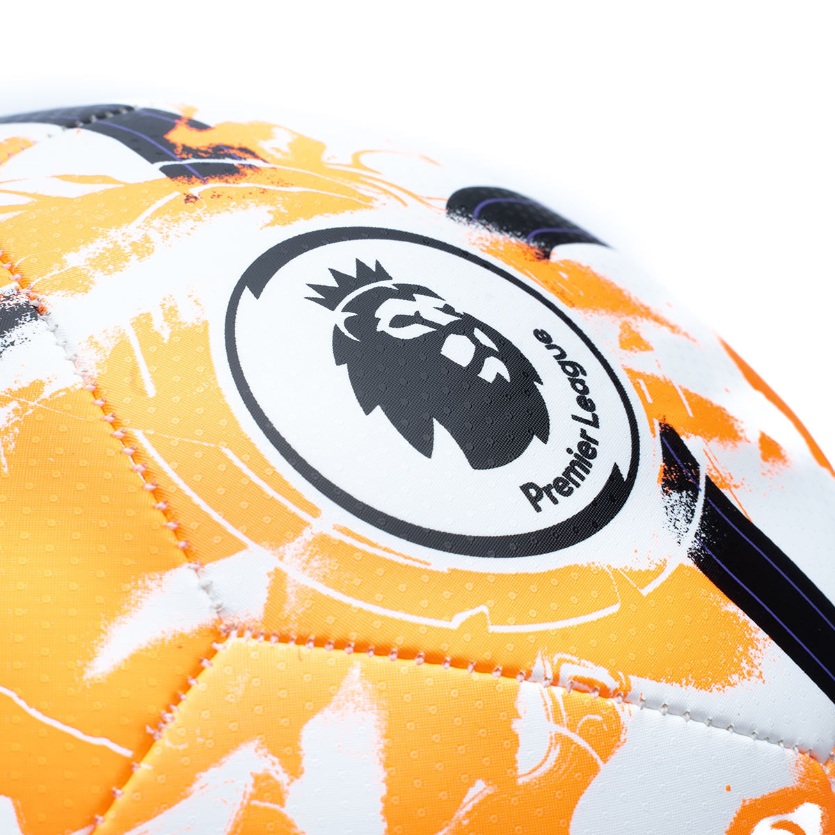 Ballon Nike Premier League Pitch Blanc et orange - Espace Foot