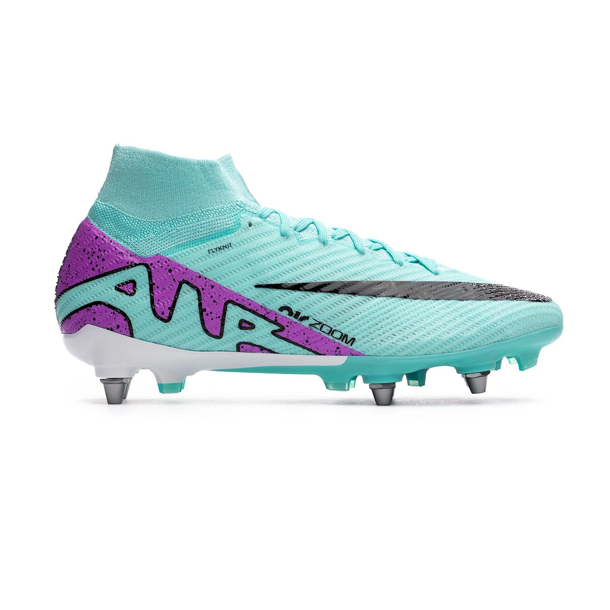 Football Boots Nike Zoom Mercurial Superfly 9 Elite SG Pro Hyper Turq Fuchsia Dream Black White Futbol Emotion