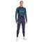 Sudadera FC Barcelona Pre-Match 2023-2024 Thunder Blue-Black-Energy