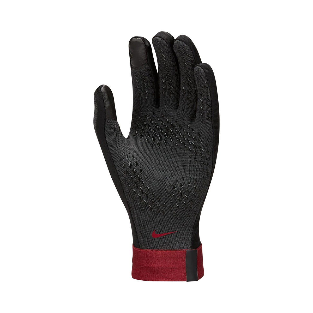 Red and hot sale black nike gloves