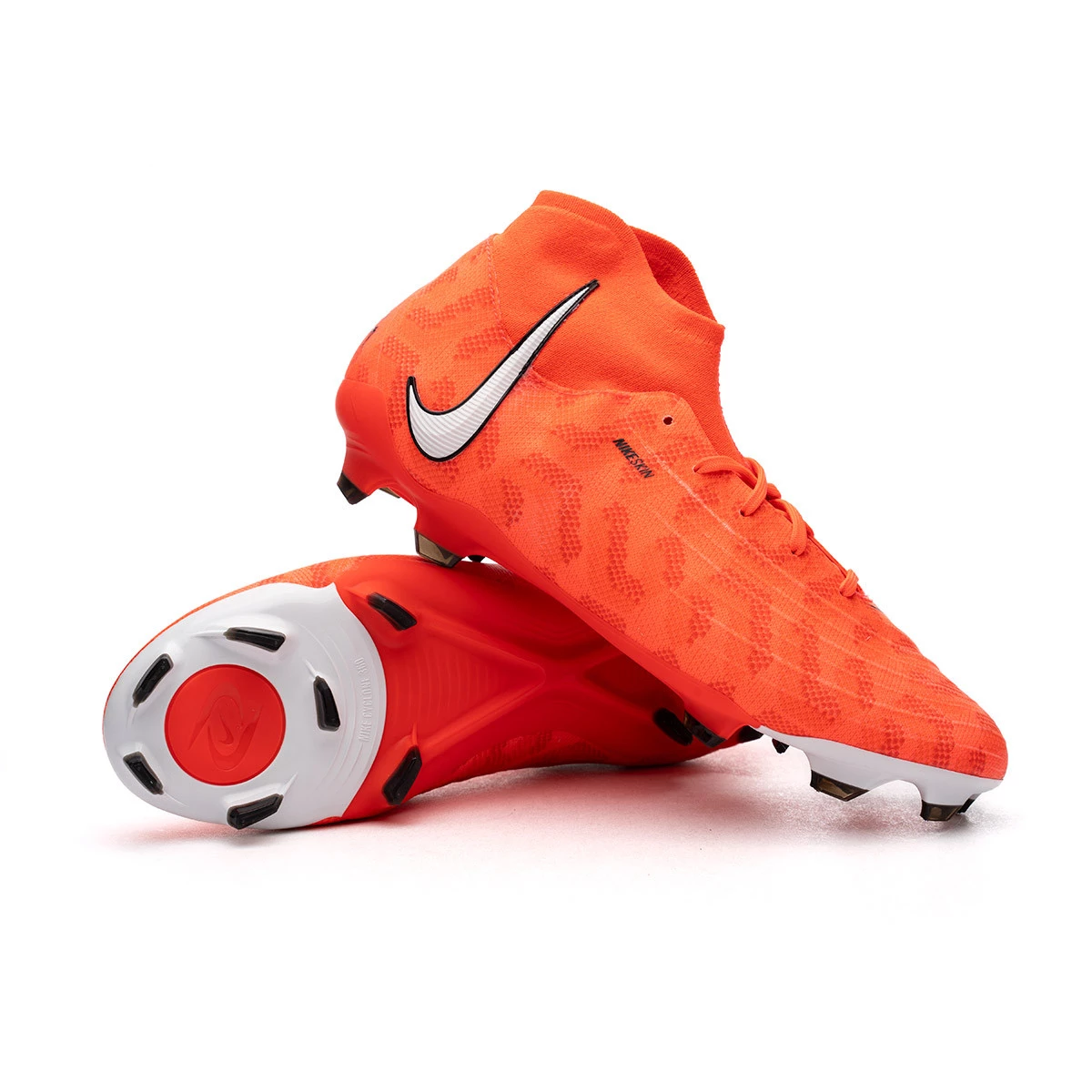 Football Boots Nike Phantom Luna Pro FG Bright Crimson White Futbol Emotion
