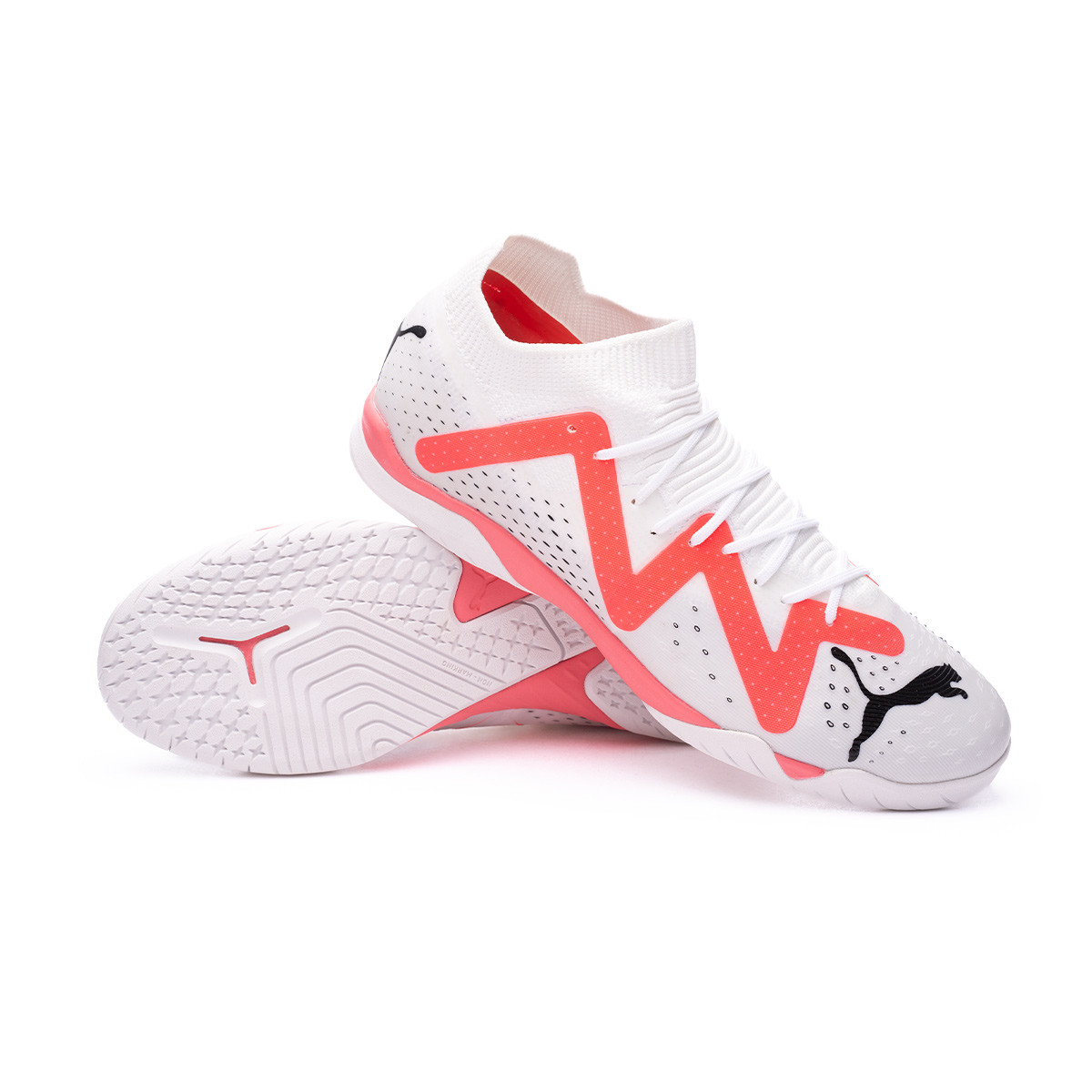 Chaussure de futsal Puma Future Match IT Blanc-Noir-Fire Orchid - Fútbol  Emotion