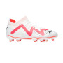 Kids Future Pro FG/AG-PUMA White-PUMA Black-Fire Orchid