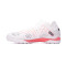 Bota Future Match Turf + Mid Niño White-Black-Fire Orchid