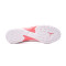 Bota Future Match Turf + Mid Niño White-Black-Fire Orchid