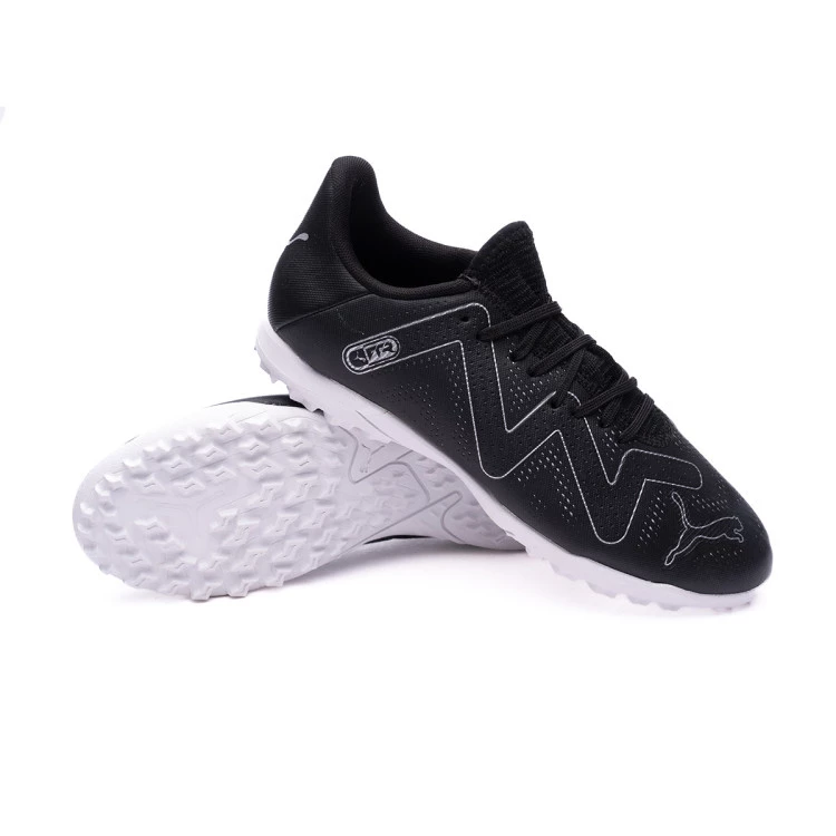 Football Boots Puma Kids Future Play Turf Black Silver Futbol Emotion
